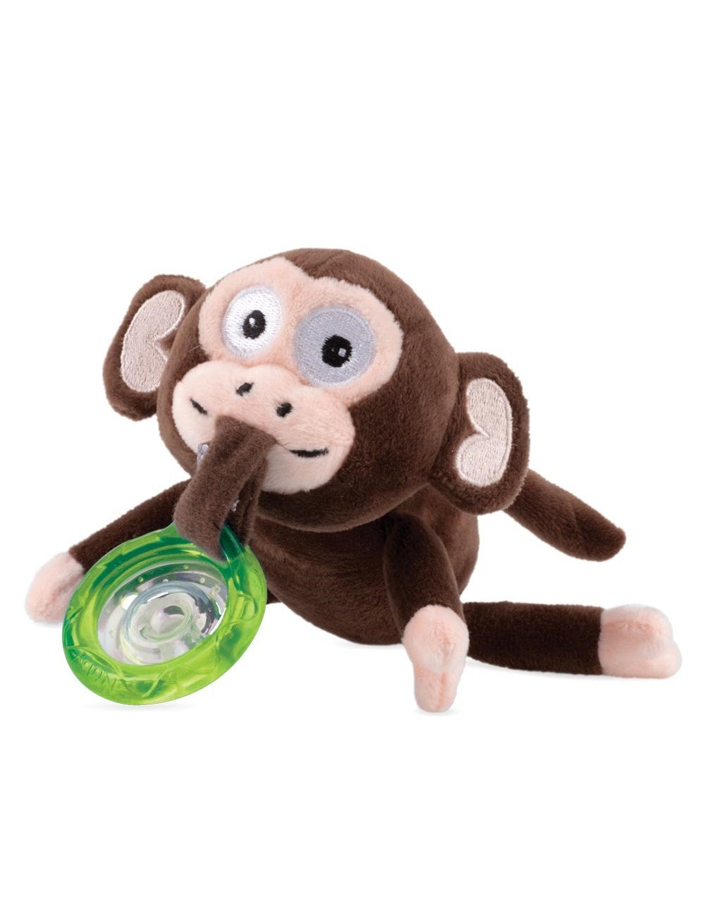 Portachupete de Peluche Nuby Mono verde