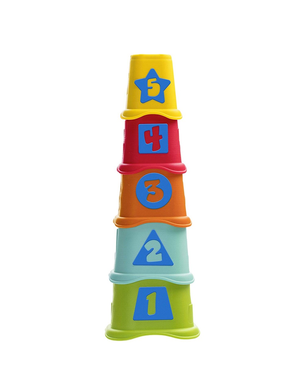 Juego Chicco 2 en 1 Vasos Apilables