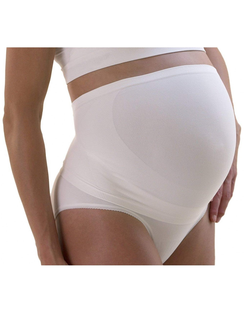 Faja de maternidad de sujeción blanca S