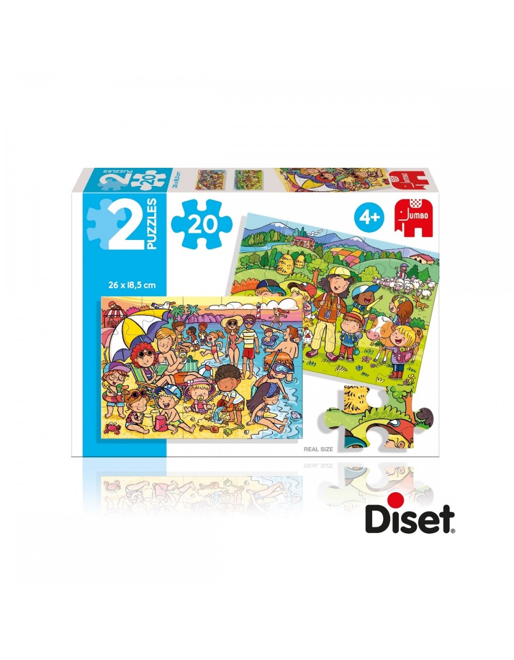 Puzle para Niños Diset - Vacaciones