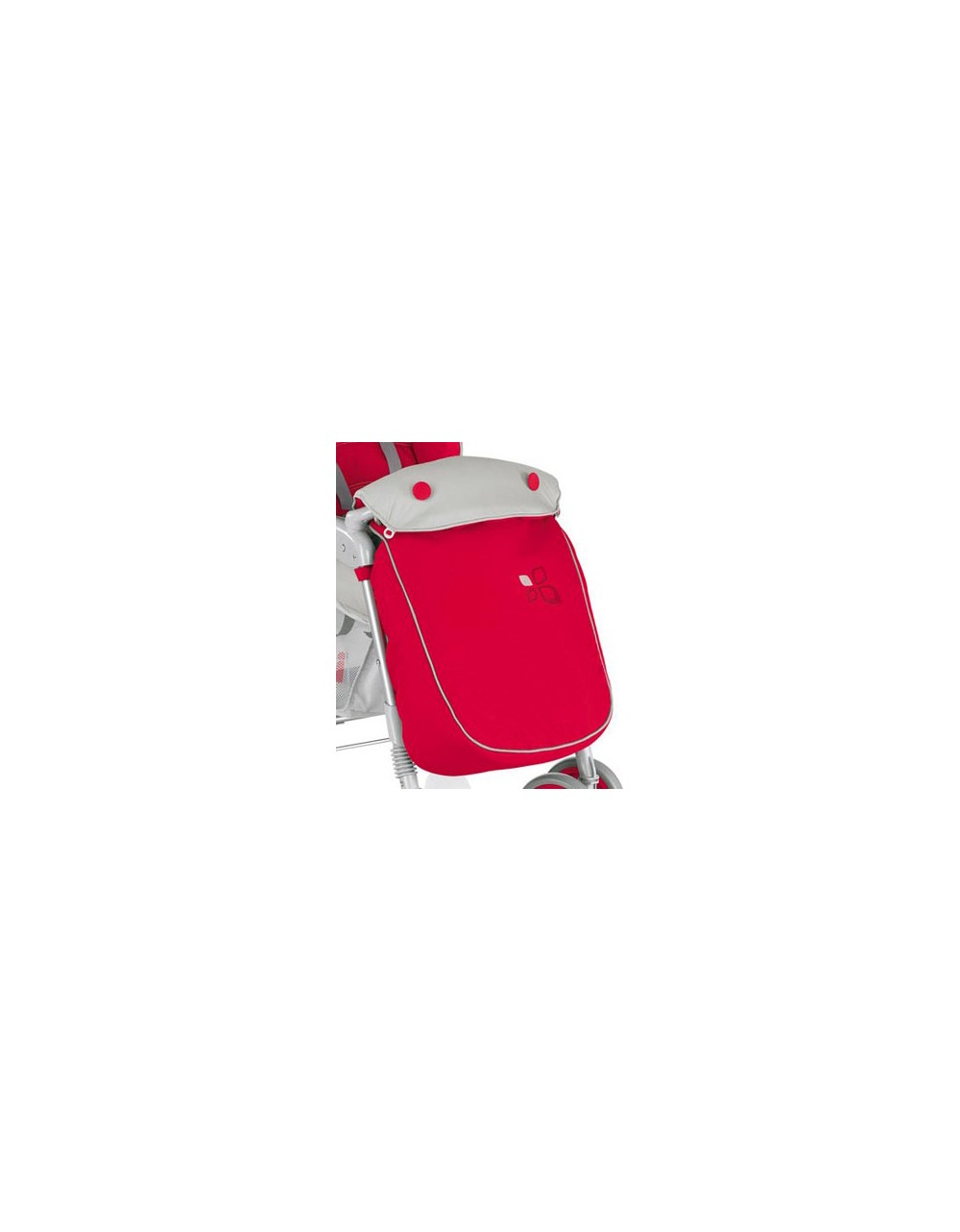 Cubrepiés para Cochecito Brevi Grillo Rojo