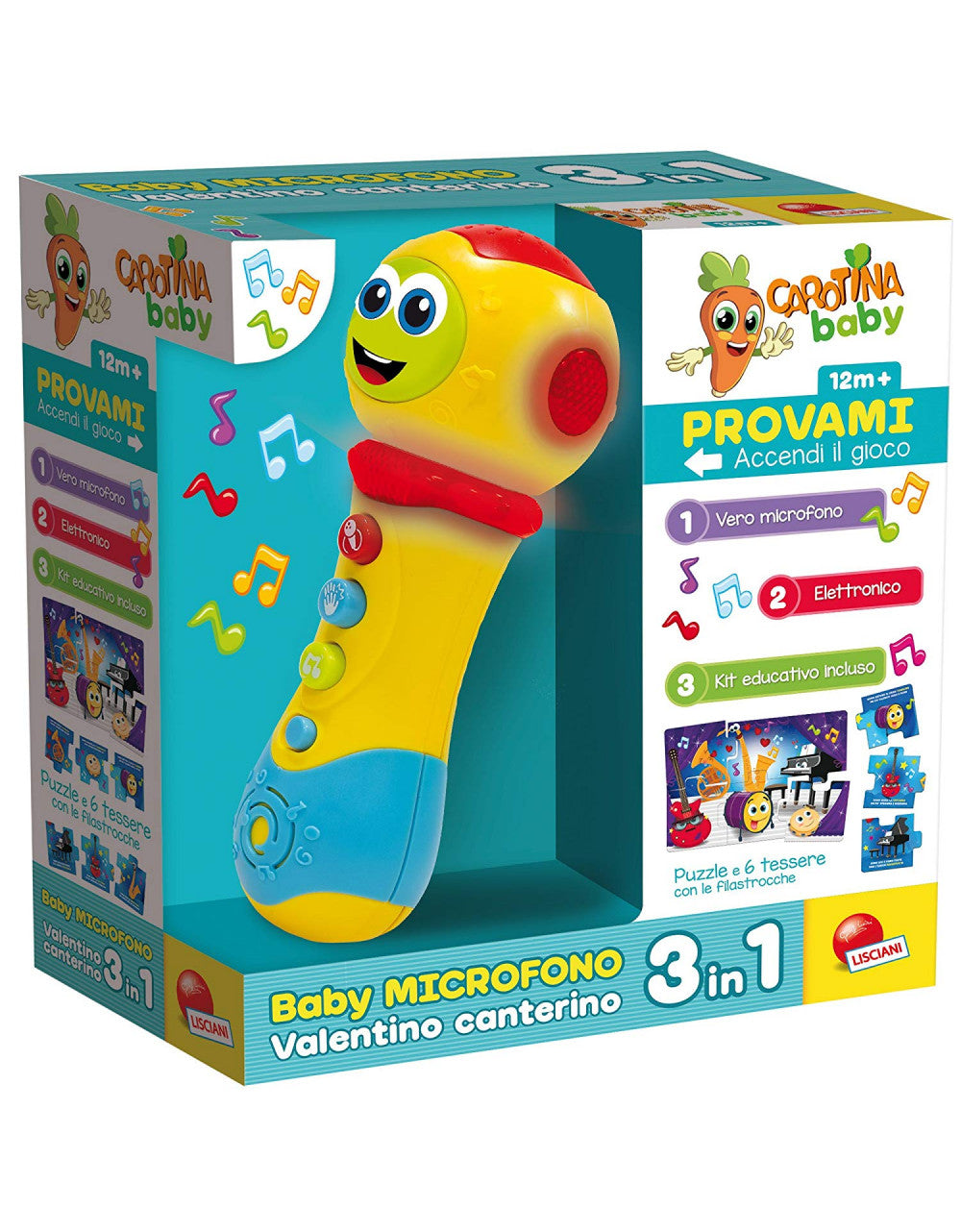 Carotina Baby Micrófono Valentino 3 en 1