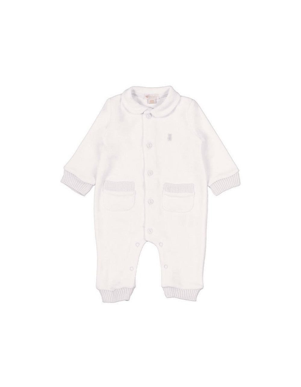 Ranita con bolsillos 6 meses - Crema