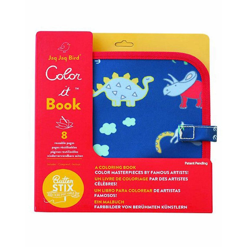 Libro para Colorear Reutilizable Dino