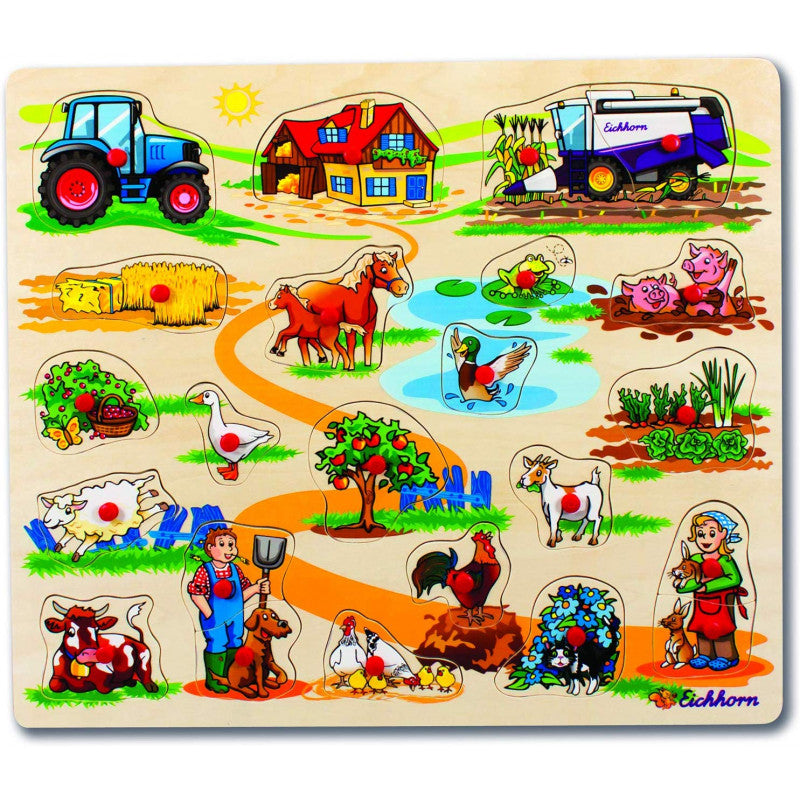 Rompecabezas de Madera - Granja