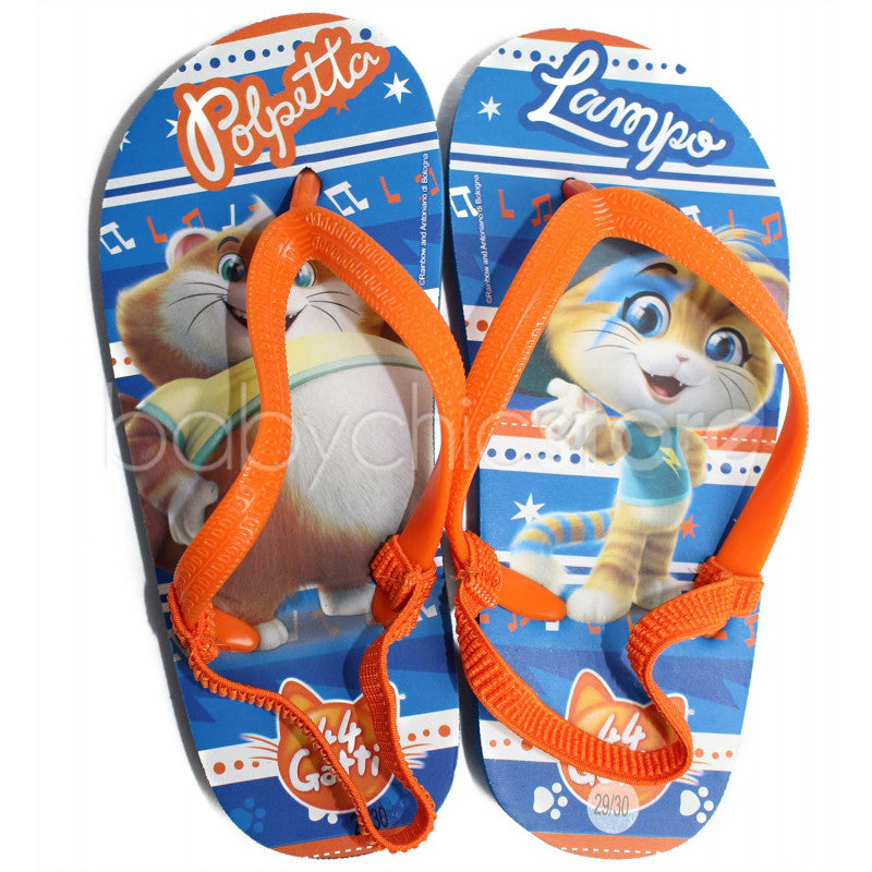 Chanclas 44 Gatos Niño - Talla 25/26