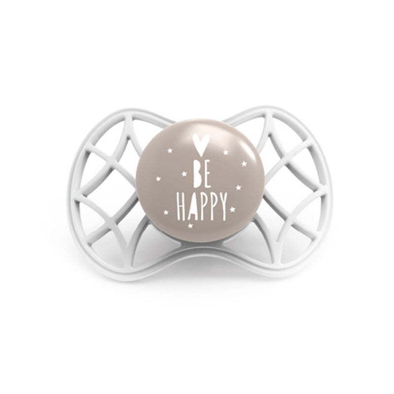 Chupete Cool! 6m+ Tetina Simétrica - Pearl Gray