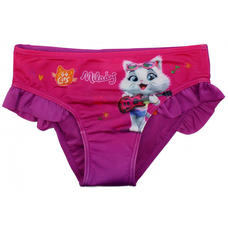 Bañador Bikini 44 Gatos Fucsia - 7/8 Años