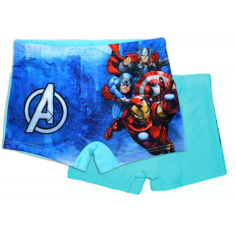 Traje de baño bóxer Avengers Azul - 3/4 Años