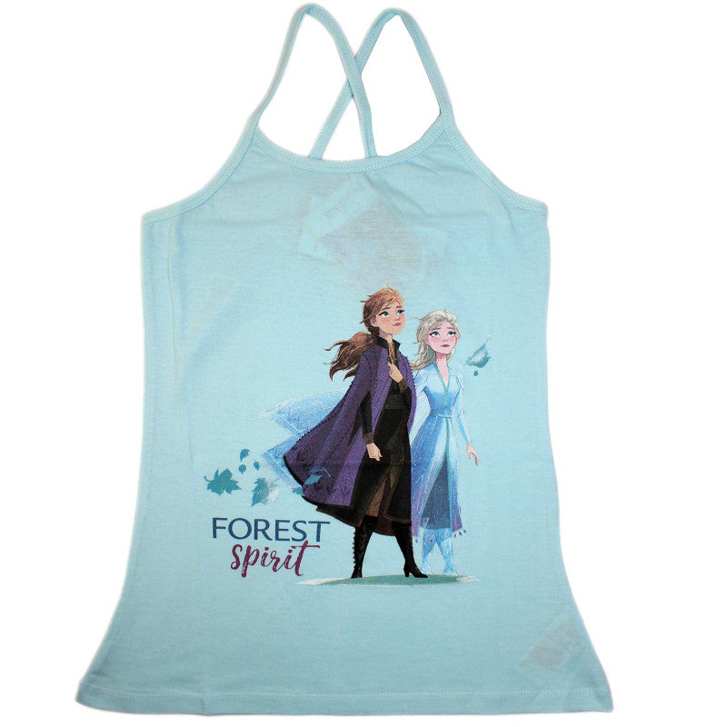 Vestido Frozen Azul Claro - 3/4 Años