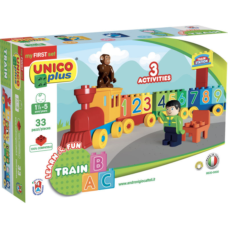 Tren de Juguete Educativo Unico Plus