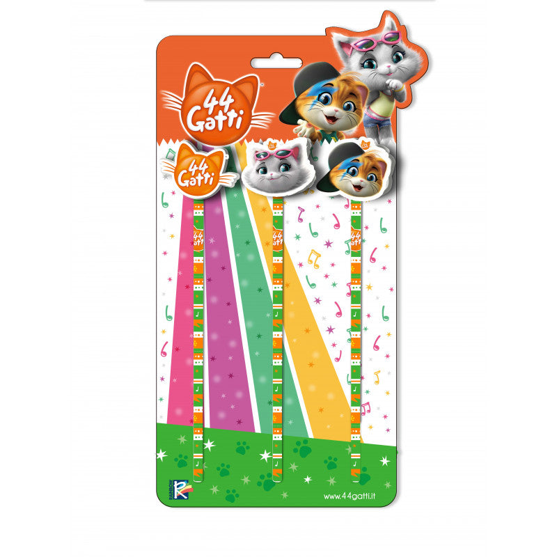 Set 3 Lápices con goma - 44 Gatos