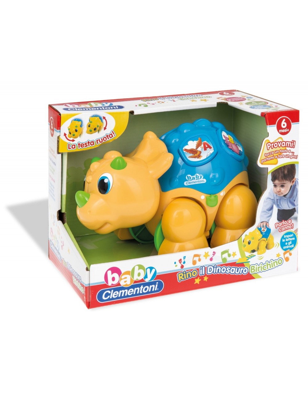 Rino Dinosaurio Travieso Clementoni