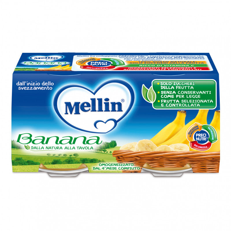 Tarrito Plátano Mellin - 2 x 100 g