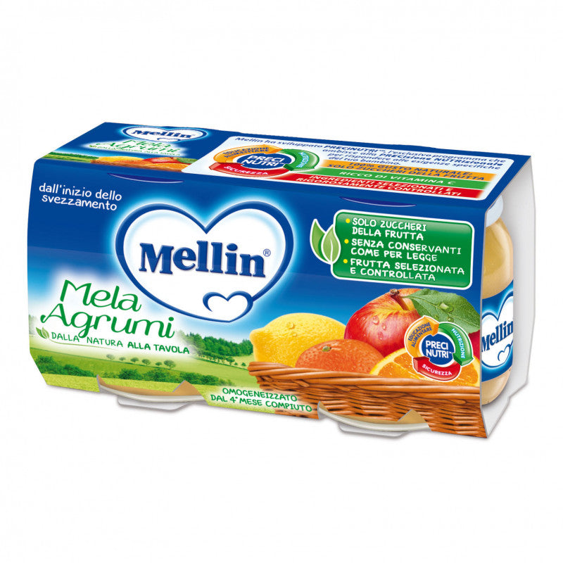 Puré de Manzana Cítricos Mellin