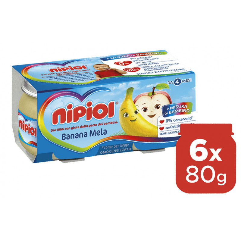 Tarrito Plátano Manzana Nipiol