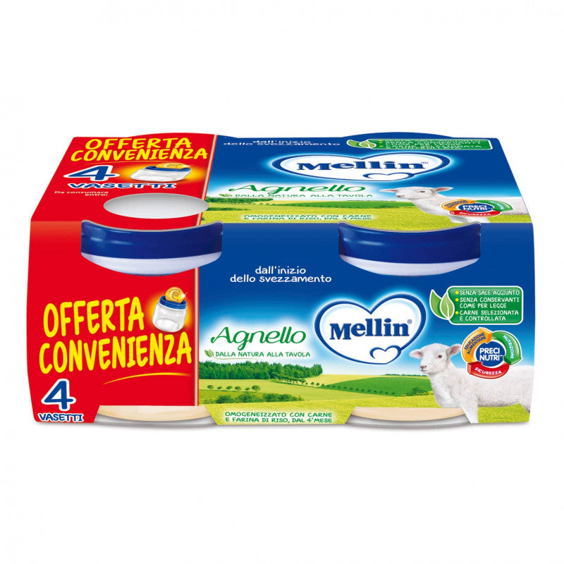 Tarrito Cordero Mellin - 4 x 80 g