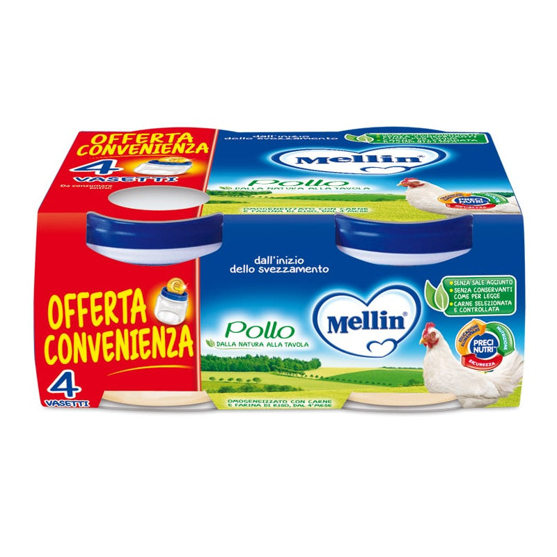 Tarrito Pollo Mellin - 4 x 80 g