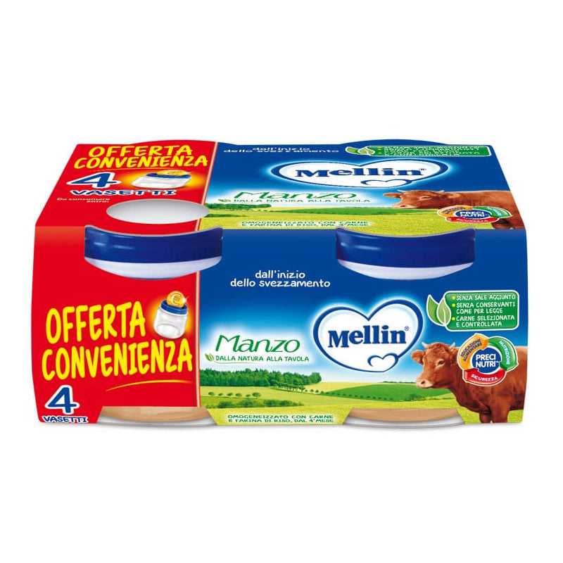 Tarrito Ternera Mellin - 4 x 80 g