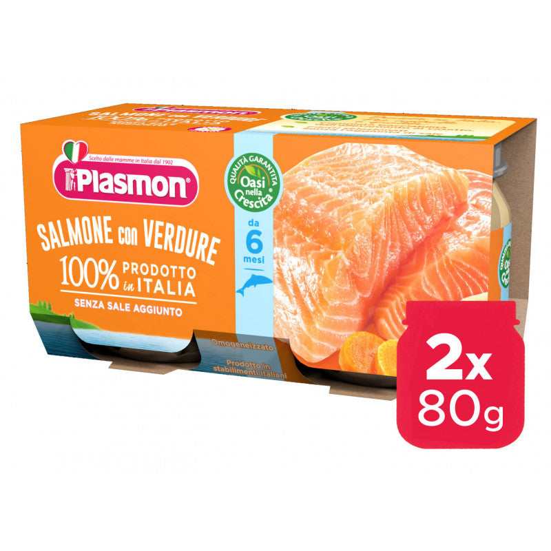 Tarrito Salmón Plasmon - 2 x 80 g