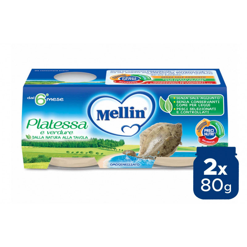 Pescado de gallo Mellin homogenizado