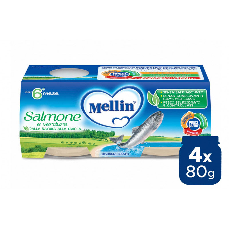 PAPILLA Salmón Mellin - 4 x 80 g