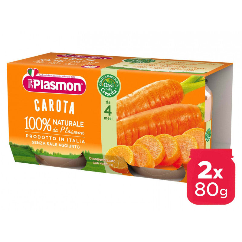 Tarrito de Zanahoria Plasmon - 2 x 80 g