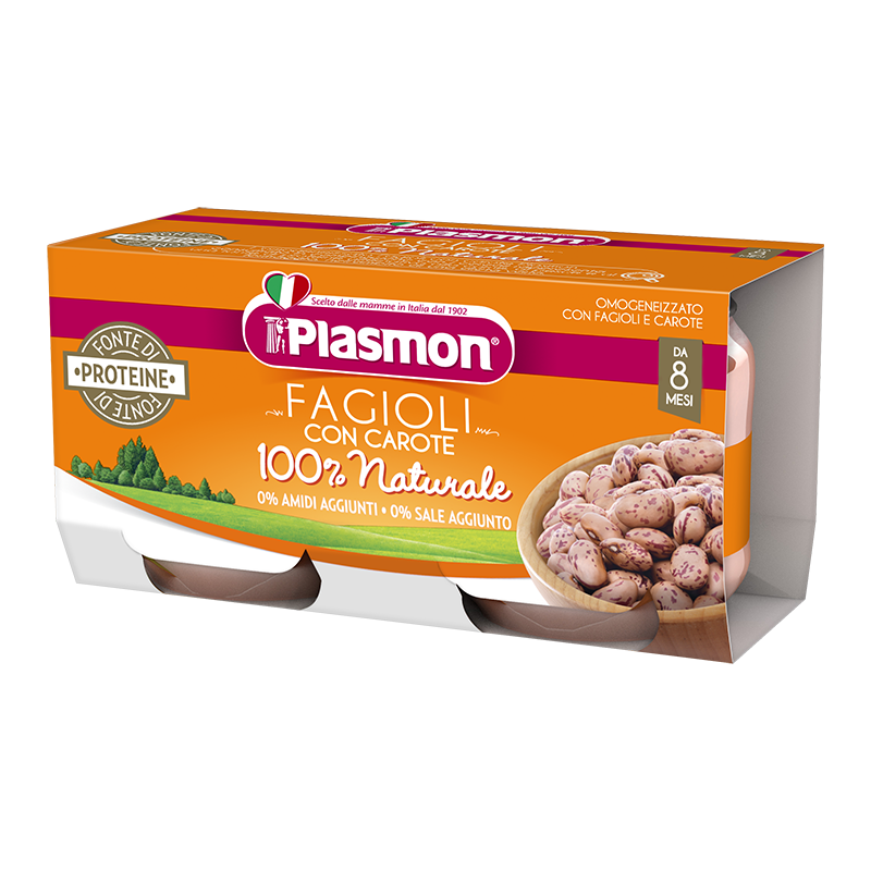 Tarrito Frijoles con Zanahorias Plasmon
