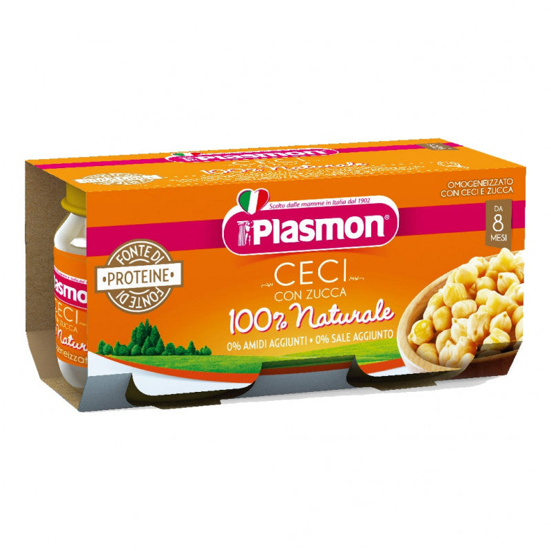 Tarrito de garbanzos y calabaza Plasmon
