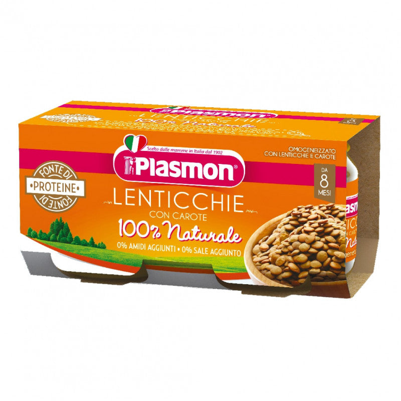 Puré de Lentejas con Zanahorias Plasmon