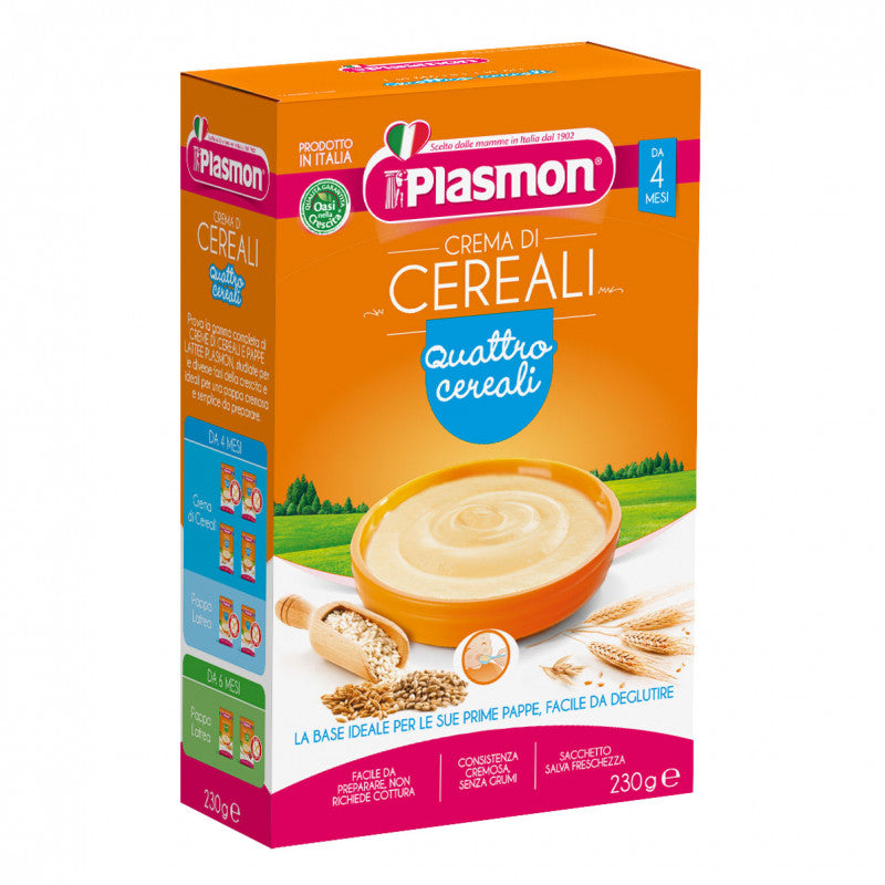 Crema de 4 Cereales Plasmon
