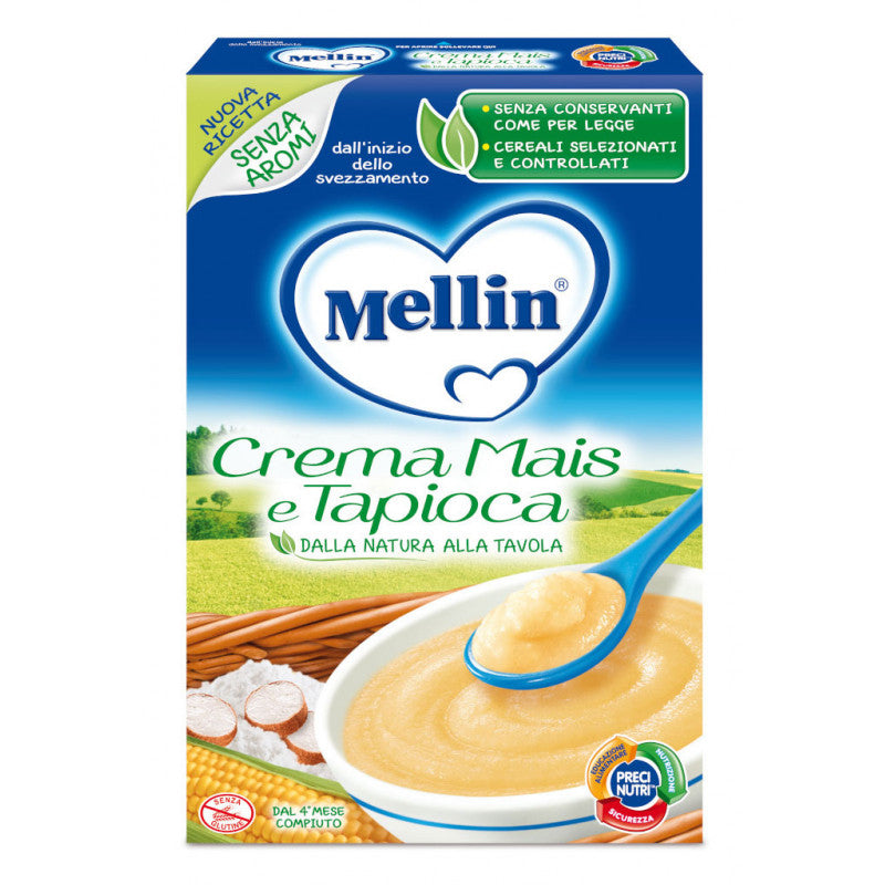 Crema de Maíz y Tapioca Mellin