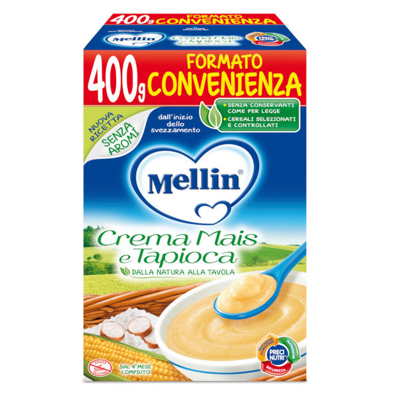 Crema de Maíz y Tapioca Mellin - 400 g