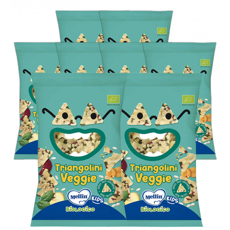 Triangolini Veggie Mellin - 8 unidades