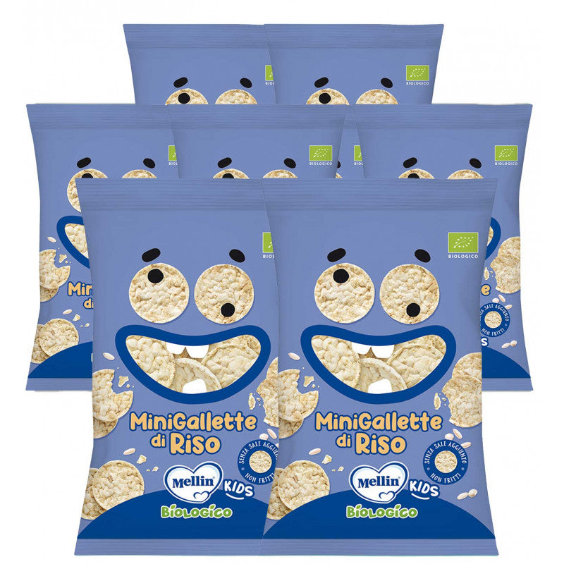 Galletas de arroz Mellin - 8 paquetes