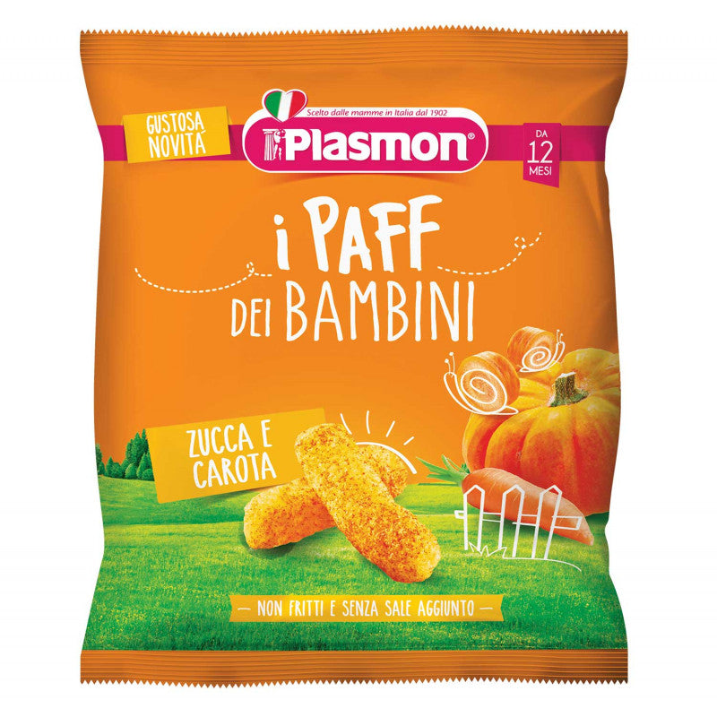 Paff de Bebé Plasmon - Calabaza y zanahoria