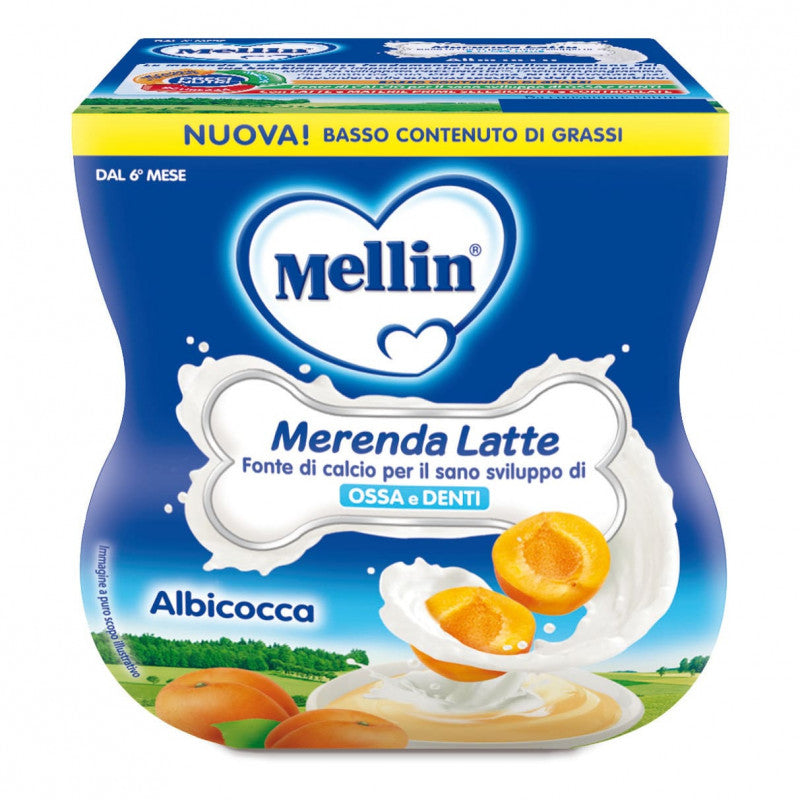 Merienda Leche y Albaricoque Mellin