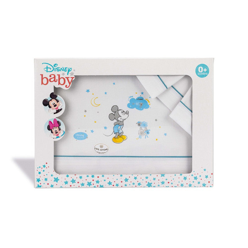 Juego de sábanas para cuna Disney Mickey Mouse