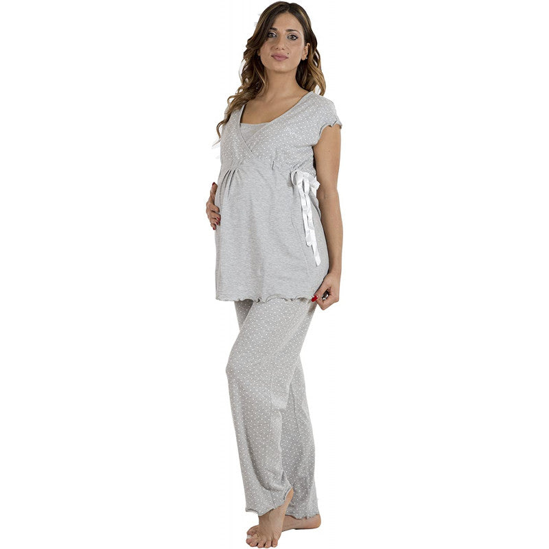 Pijama Fantasía Gris, Manga Corta - T6