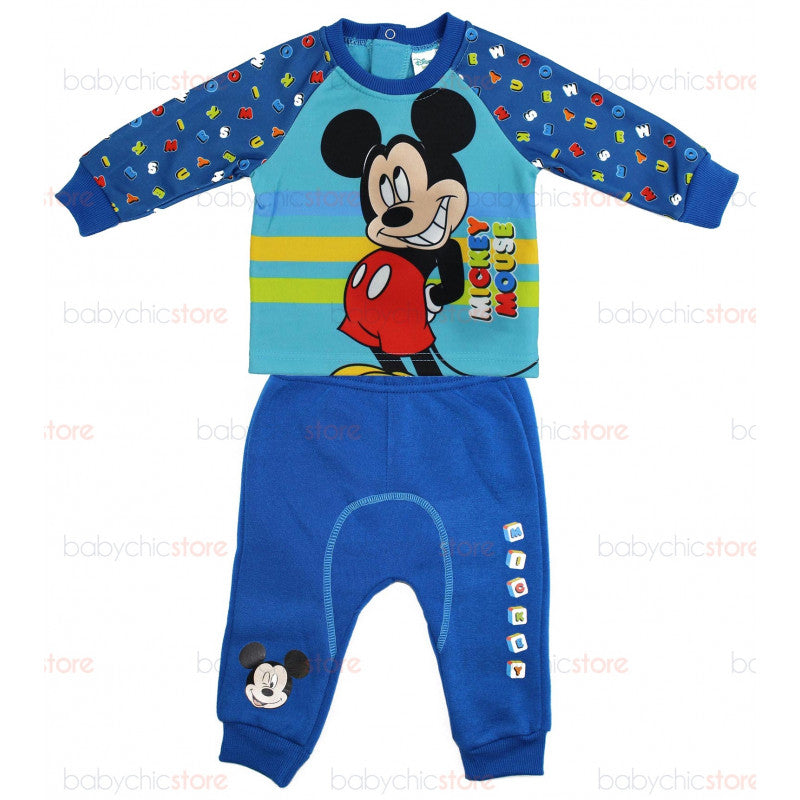 Traje Bebé Mickey Mouse Azul/Celeste - 23 Meses
