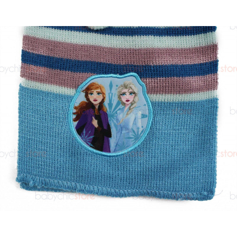 Conjunto de Bufanda, Gorro y Guantes Frozen - Azul