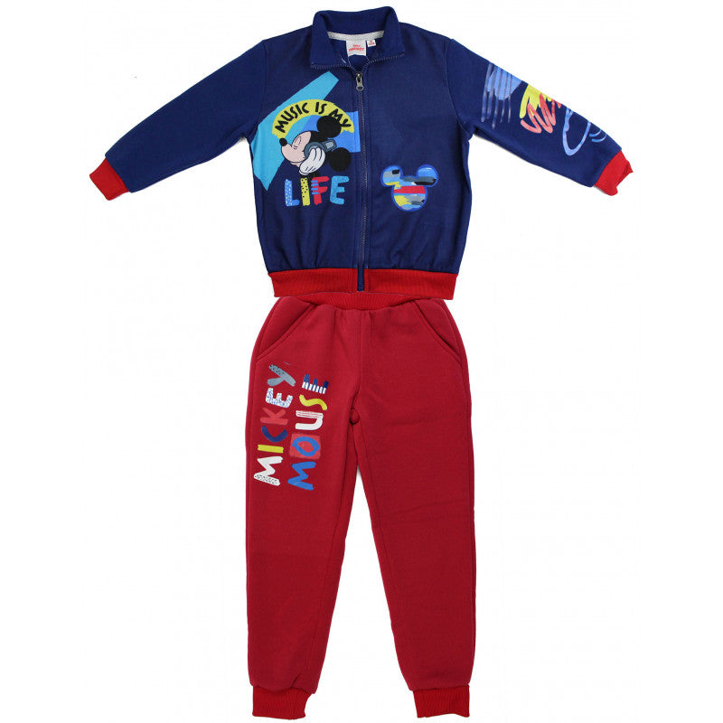 Conjunto de Chándal Mickey Mouse - Rojo/Azul