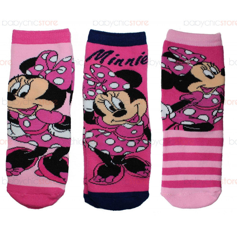 3 Pares Calcetines Antideslizantes Minnie - 31/34