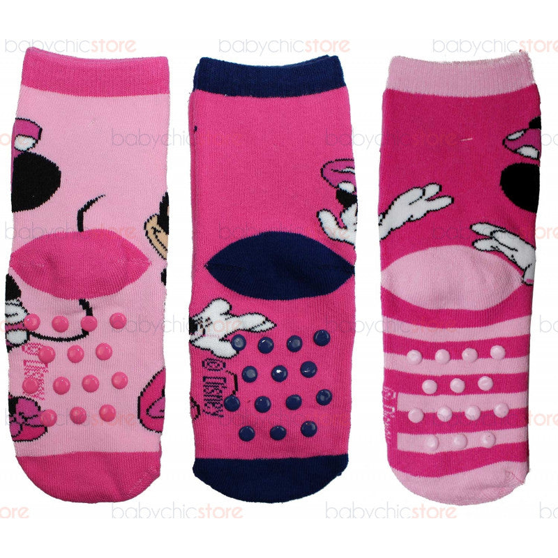 3 Pares Calcetines Antideslizantes Minnie - 31/34