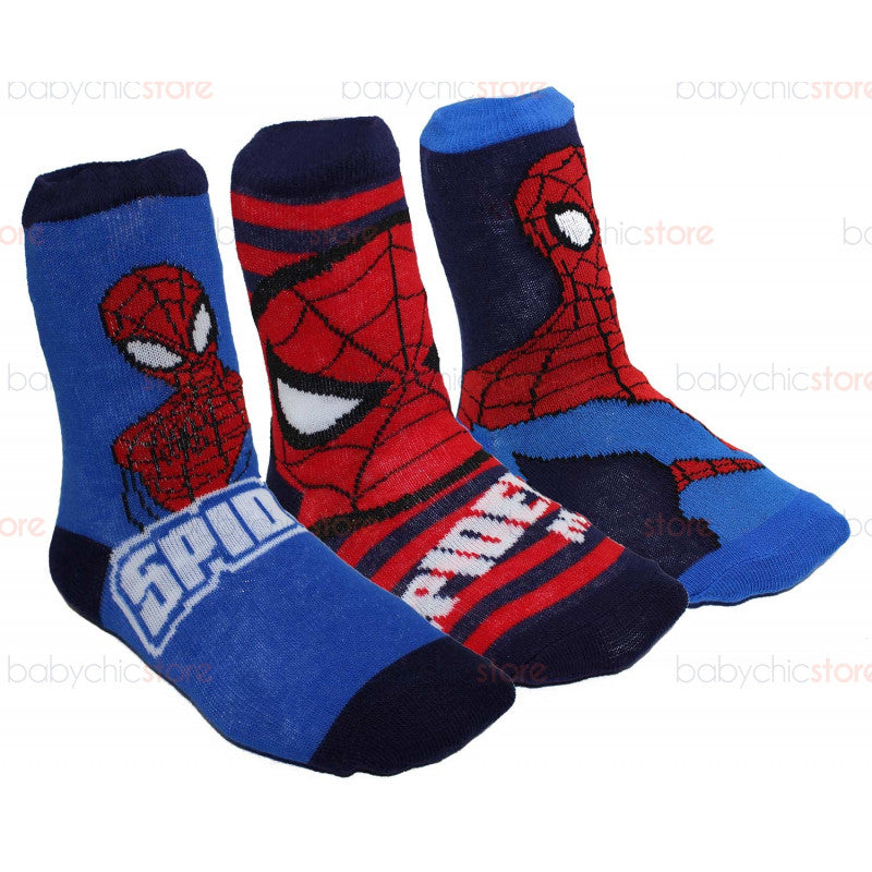 Set de 3 Pares de Calcetines Spiderman - 23/26
