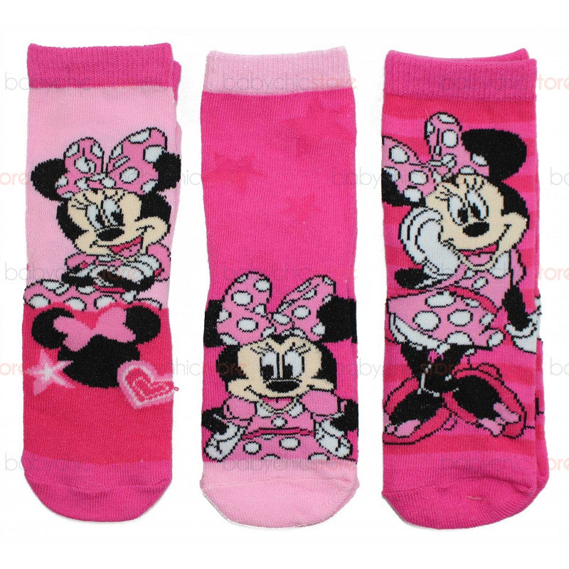 Set 3 Pares de Calcetines Minnie