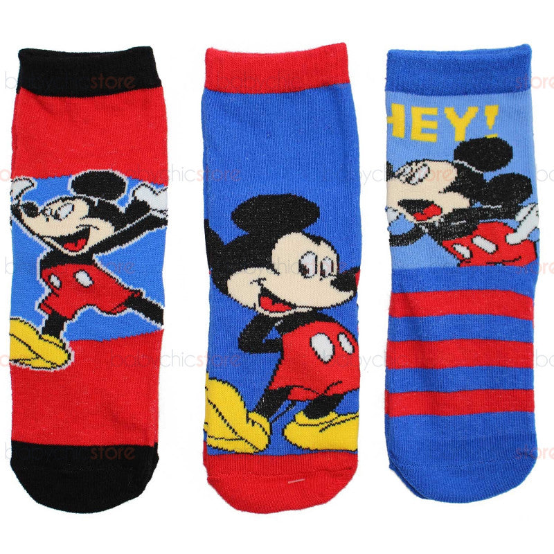 Set 3 Pares de Calcetines Mickey Mouse - 23/26