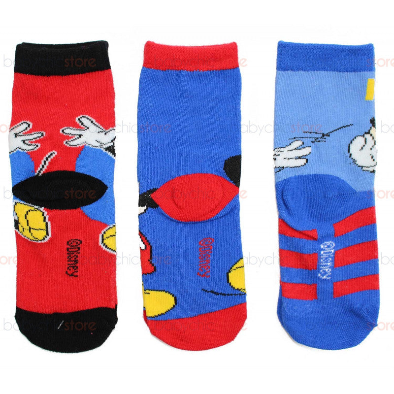 Set 3 Pares de Calcetines Mickey Mouse - 23/26