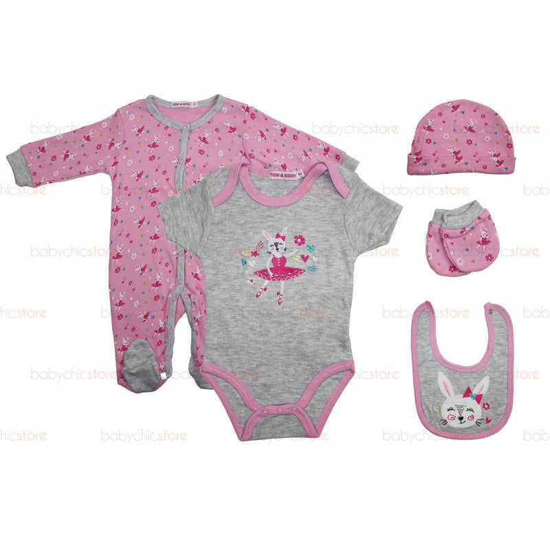 Set Completo de Body y Ranita Rabbit - 9 Meses