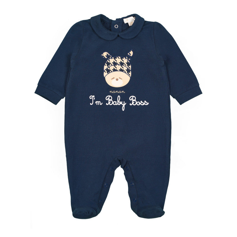 Ranita con inscripción I'm Baby Boss 1 Mes